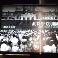 "Acts of Courage" Photo at Museum in Memphis